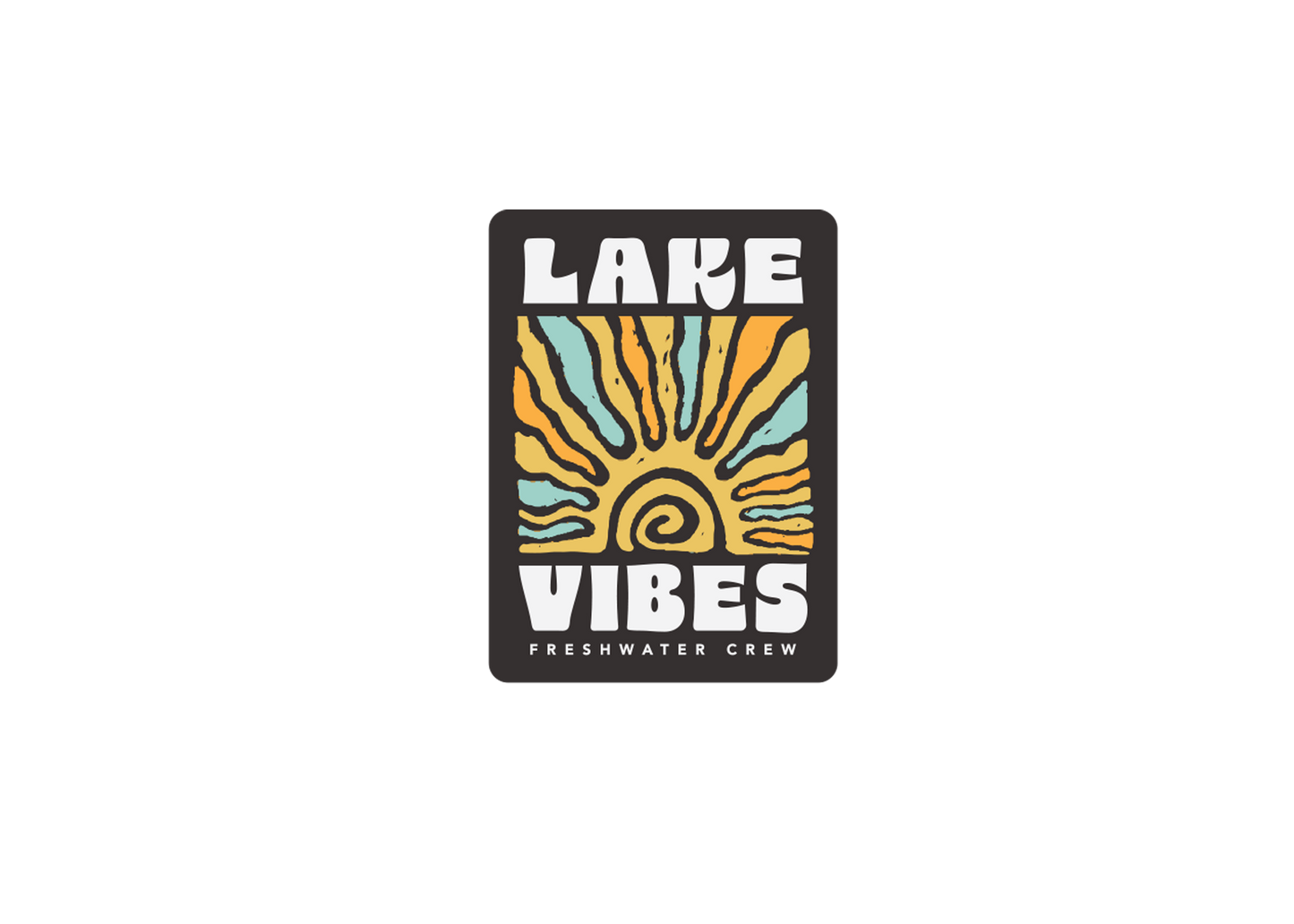 Lake Vibes Sticker